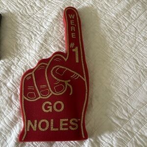 Florida State College foam finger